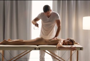 Relaxing massage and sex for hot blonde | Nesty, Kristof Cale