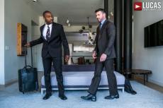 Billy Santoro Rides Lawrence Portland’s Big Black Cock (2018)